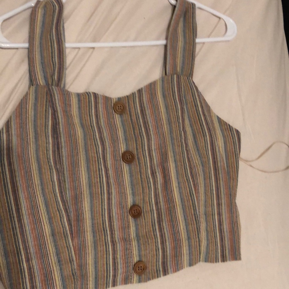 Multi color crop top